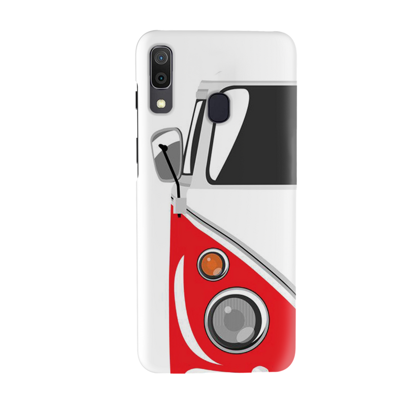 Red Volkswagon Printed Slim Cases and Cover for Galaxy A30