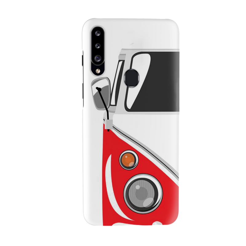 Red Volkswagon Printed Slim Cases and Cover for Galaxy A20S