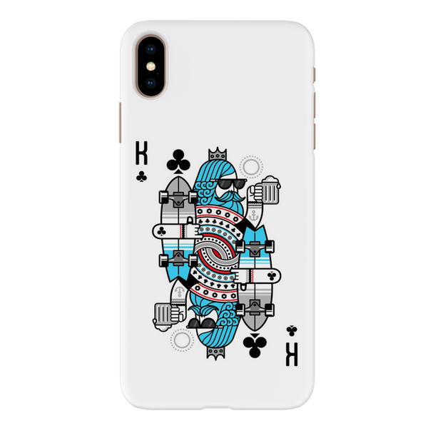 King 2 Card Printed Slim Cases and Cover for iPhone XS Max
