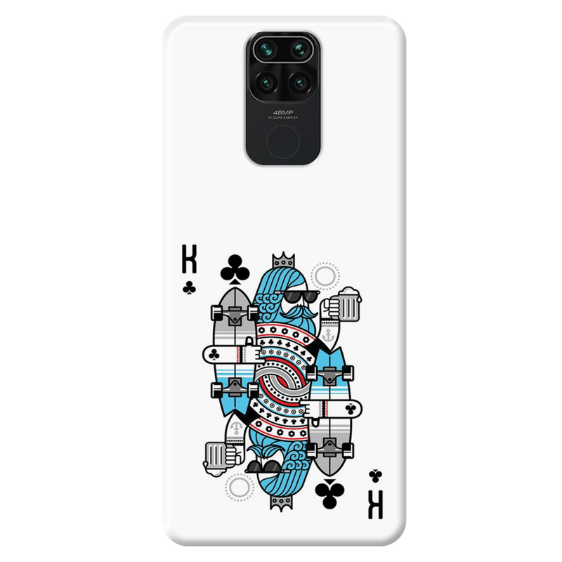 King 2 Card Printed Slim Cases and Cover for Redmi Note 9