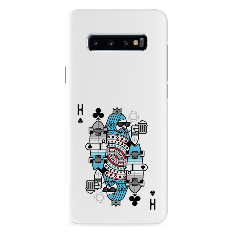 King 2 Card Printed Slim Cases and Cover for Galaxy S10