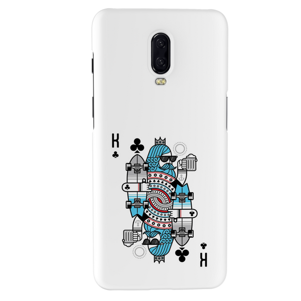 King 2 Card Printed Slim Cases and Cover for OnePlus 6T