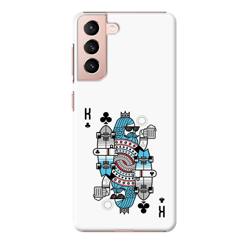King 2 Card Printed Slim Cases and Cover for Galaxy S21