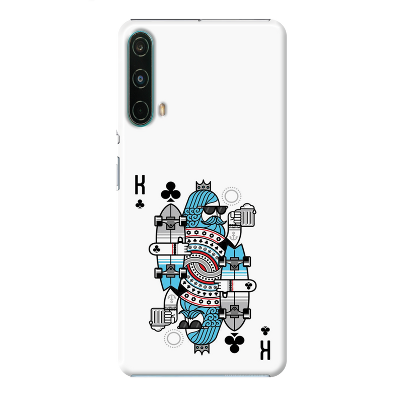 King 2 Card Printed Slim Cases and Cover for OnePlus Nord CE 5G