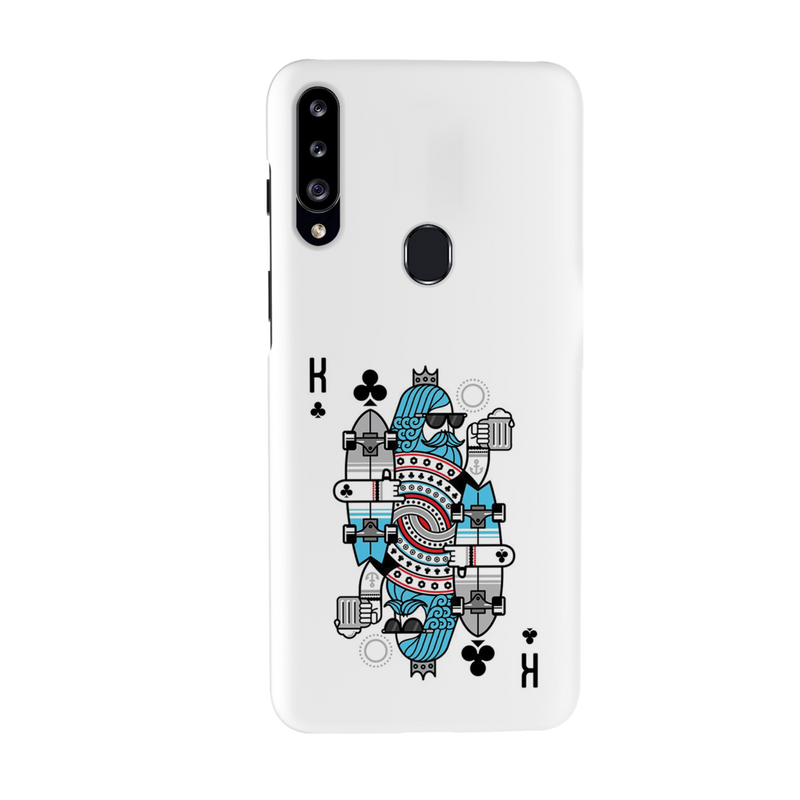 King 2 Card Printed Slim Cases and Cover for Galaxy A20S