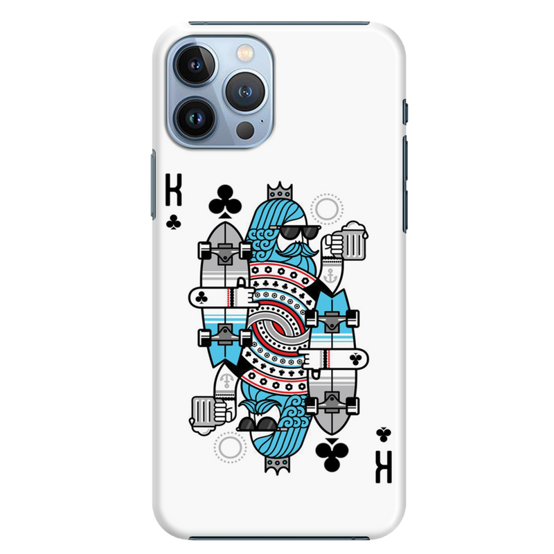 King 2 Card Printed Slim Cases and Cover for iPhone 13 Pro Max
