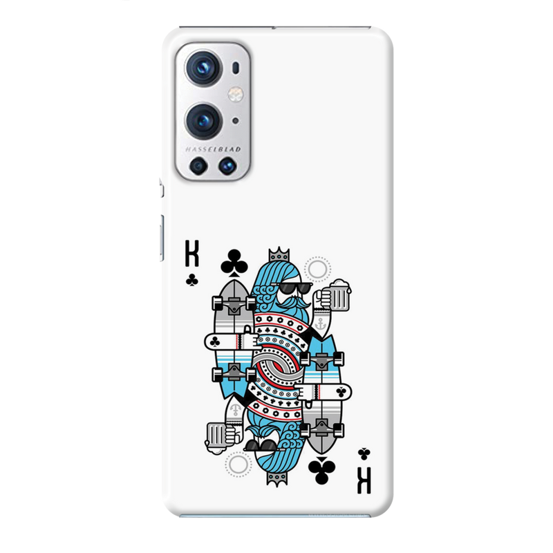 King 2 Card Printed Slim Cases and Cover for OnePlus 9R