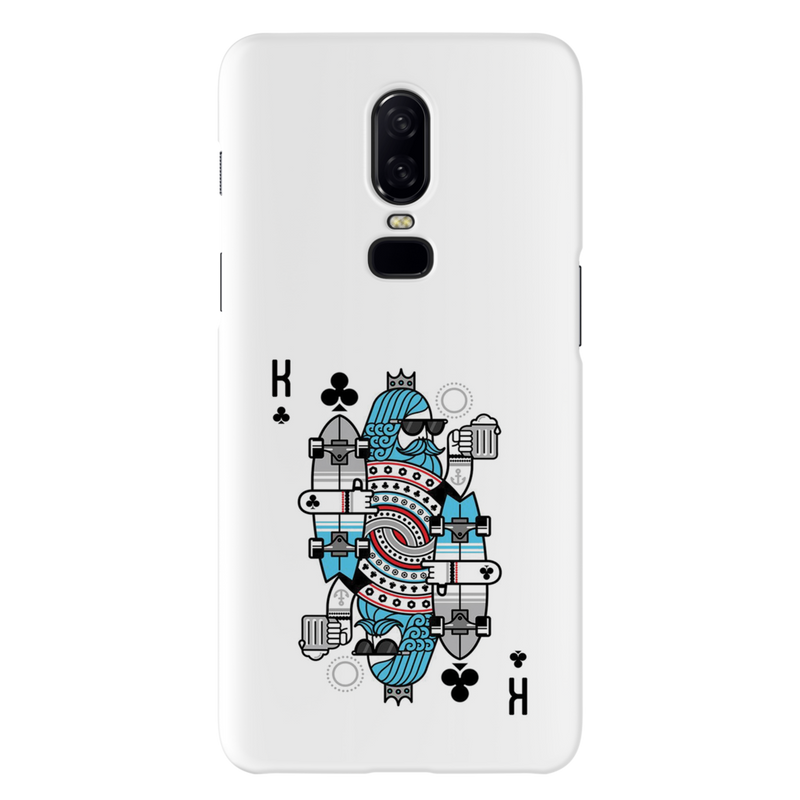 King 2 Card Printed Slim Cases and Cover for OnePlus 6