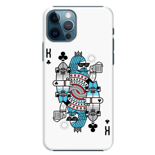 King 2 Card Printed Slim Cases and Cover for iPhone 12 Pro Max