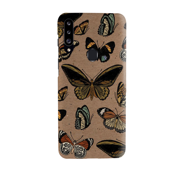 Butterfly Printed Slim Cases and Cover for Galaxy A20S