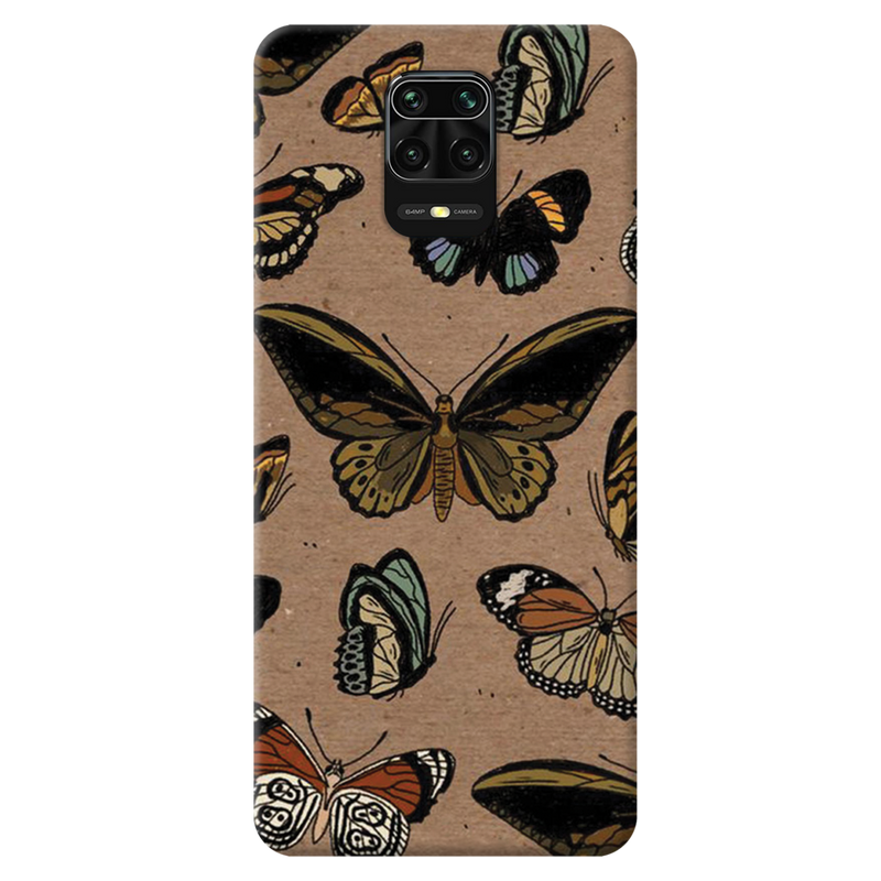 Butterfly Printed Slim Cases and Cover for Redmi Note 9 Pro Max