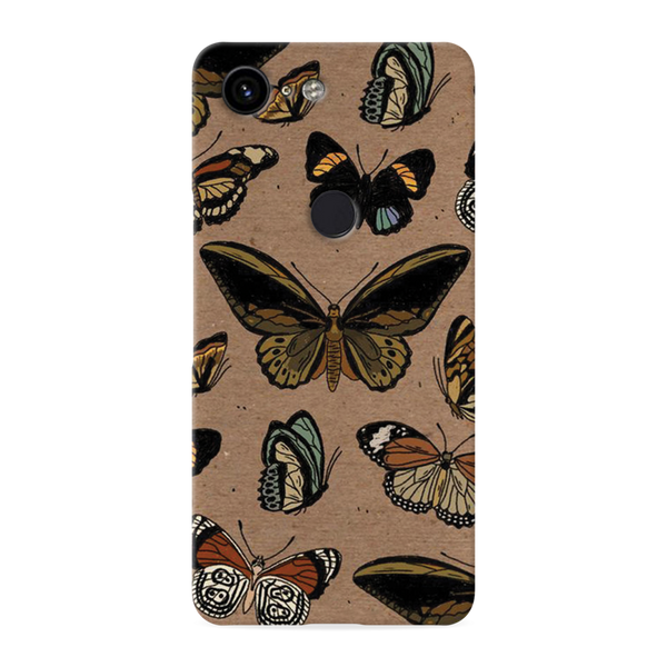 Butterfly Printed Slim Cases and Cover for Pixel 3XL
