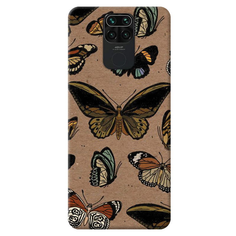Butterfly Printed Slim Cases and Cover for Redmi Note 9