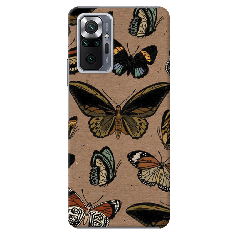 Butterfly Printed Slim Cases and Cover for Redmi Note 10 Pro Max