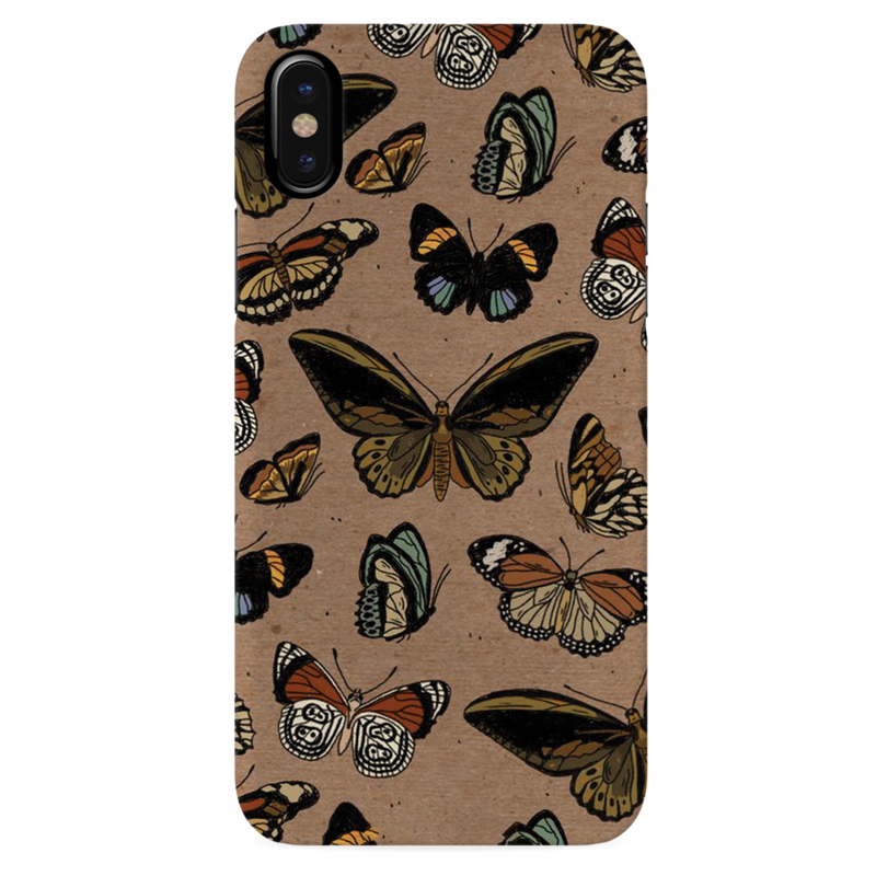 Butterfly Printed Slim Cases and Cover for iPhone XS