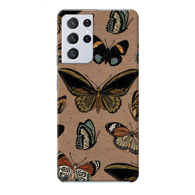 Butterfly Printed Slim Cases and Cover for Galaxy S21 Ultra