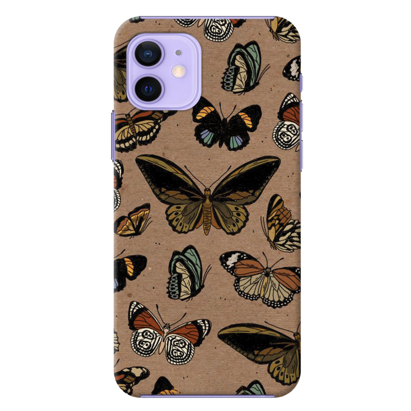 Butterfly Printed Slim Cases and Cover for iPhone 12 Mini