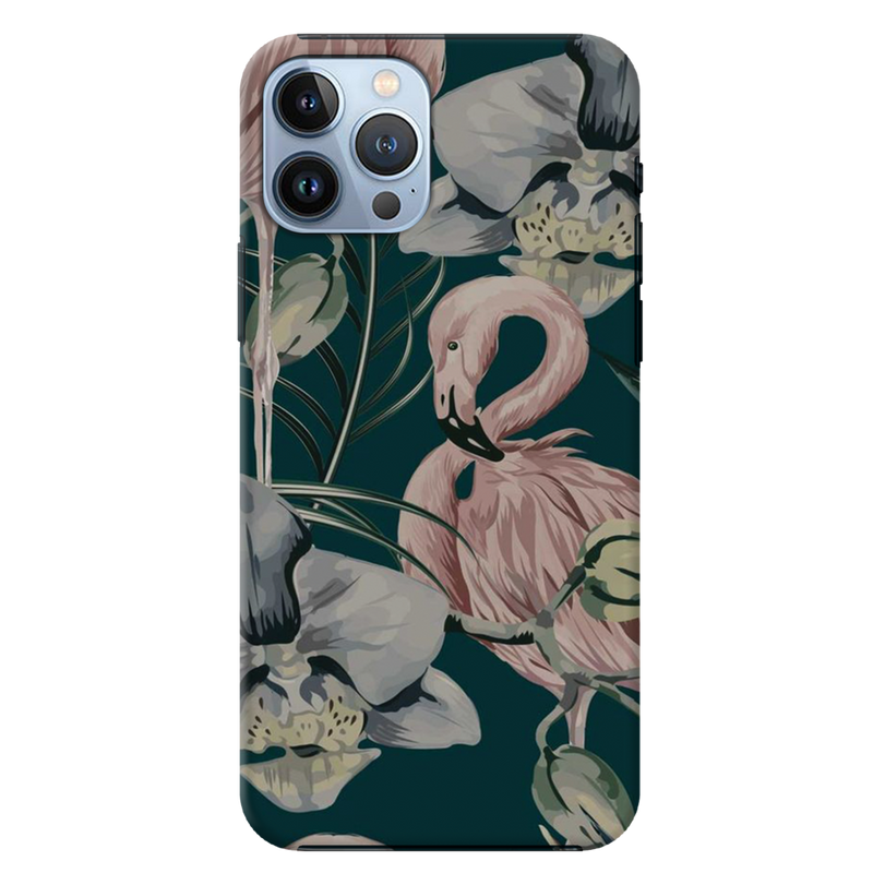 Flamingo Printed Slim Cases and Cover for iPhone 13 Pro Max