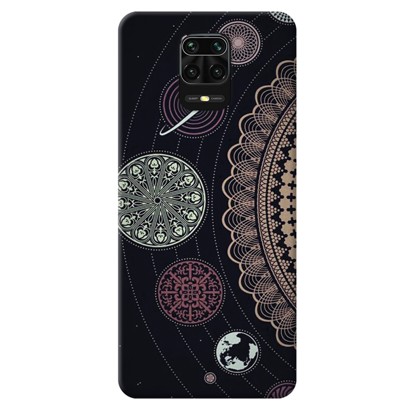 Space Globe Printed Slim Cases and Cover for Redmi Note 9 Pro Max