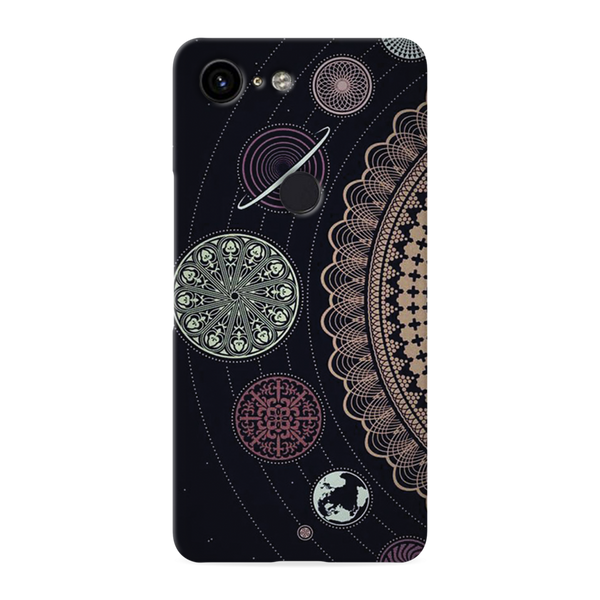 Space Globe Printed Slim Cases and Cover for Pixel 3XL
