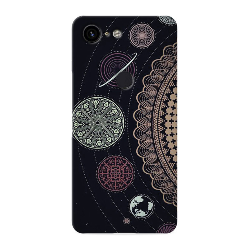 Space Globe Printed Slim Cases and Cover for Pixel 3
