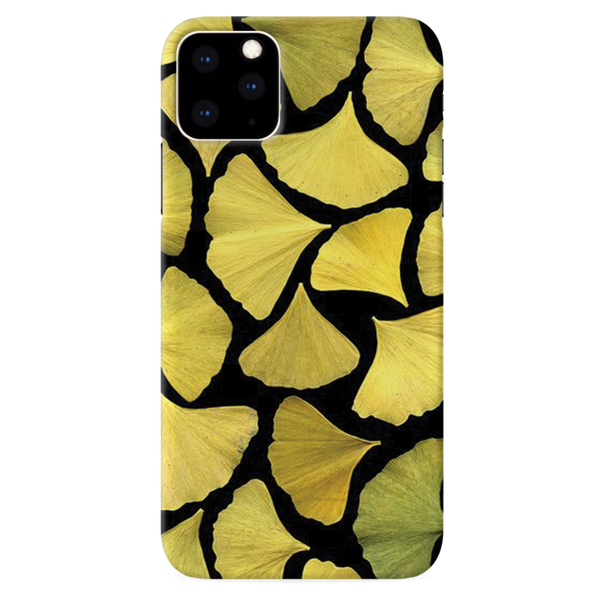 Yellow Leafs Printed Slim Cases and Cover for iPhone 11 Pro