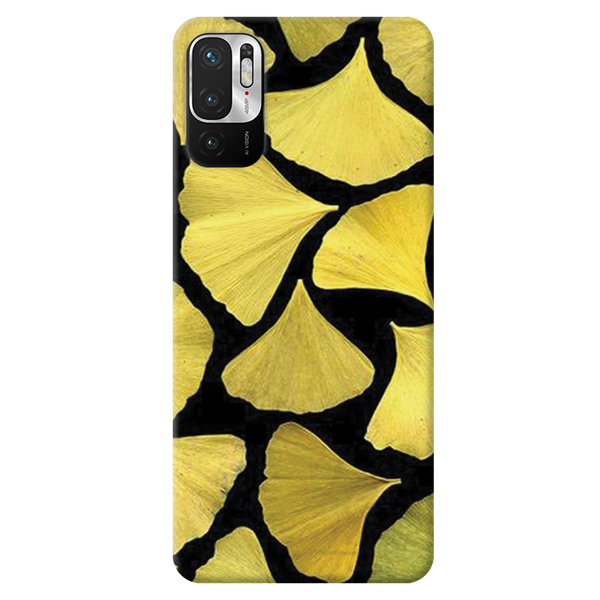 Yellow Leafs Printed Slim Cases and Cover for Redmi Note 10T