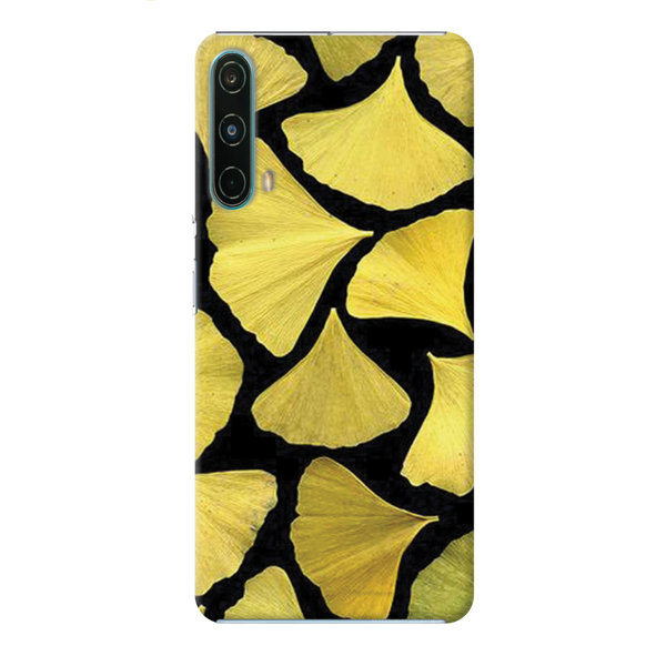 Yellow Leafs Printed Slim Cases and Cover for OnePlus Nord CE 5G