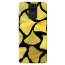 Yellow Leafs Printed Slim Cases and Cover for Redmi Note 9