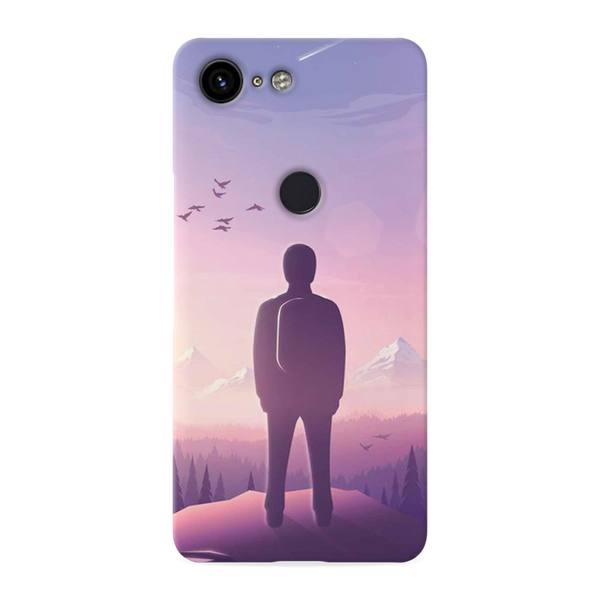 Peace on earth Printed Slim Cases and Cover for Pixel 3