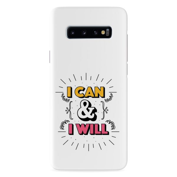 I can and I will Printed Slim Cases and Cover for Galaxy S10 Plus