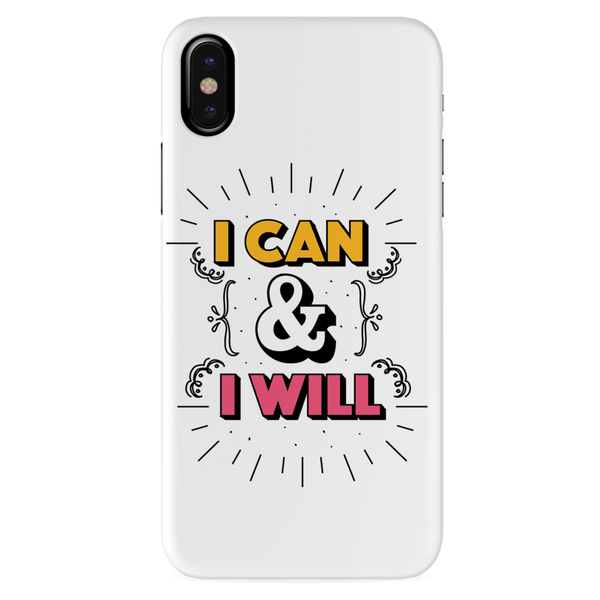 I can and I will Printed Slim Cases and Cover for iPhone X