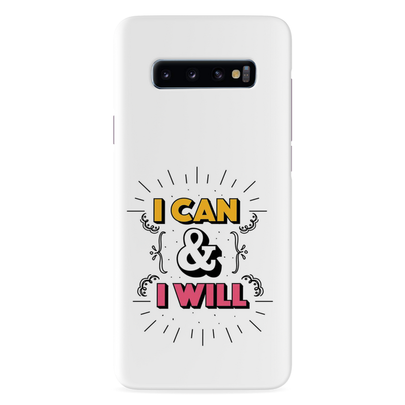 I can and I will Printed Slim Cases and Cover for Galaxy S10