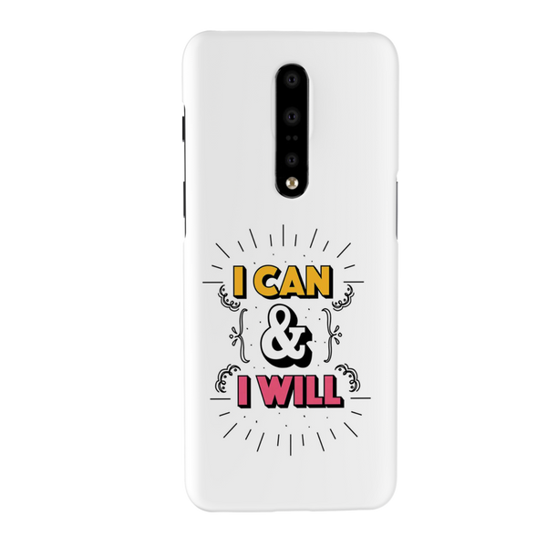 I can and I will Printed Slim Cases and Cover for OnePlus 7 Pro