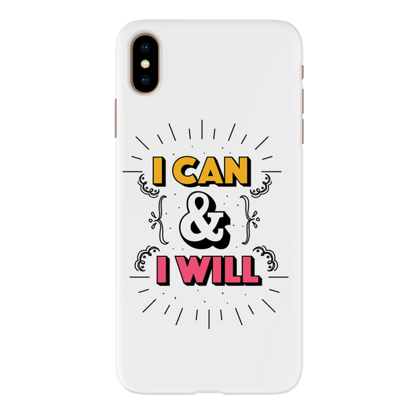 I can and I will Printed Slim Cases and Cover for iPhone XS Max