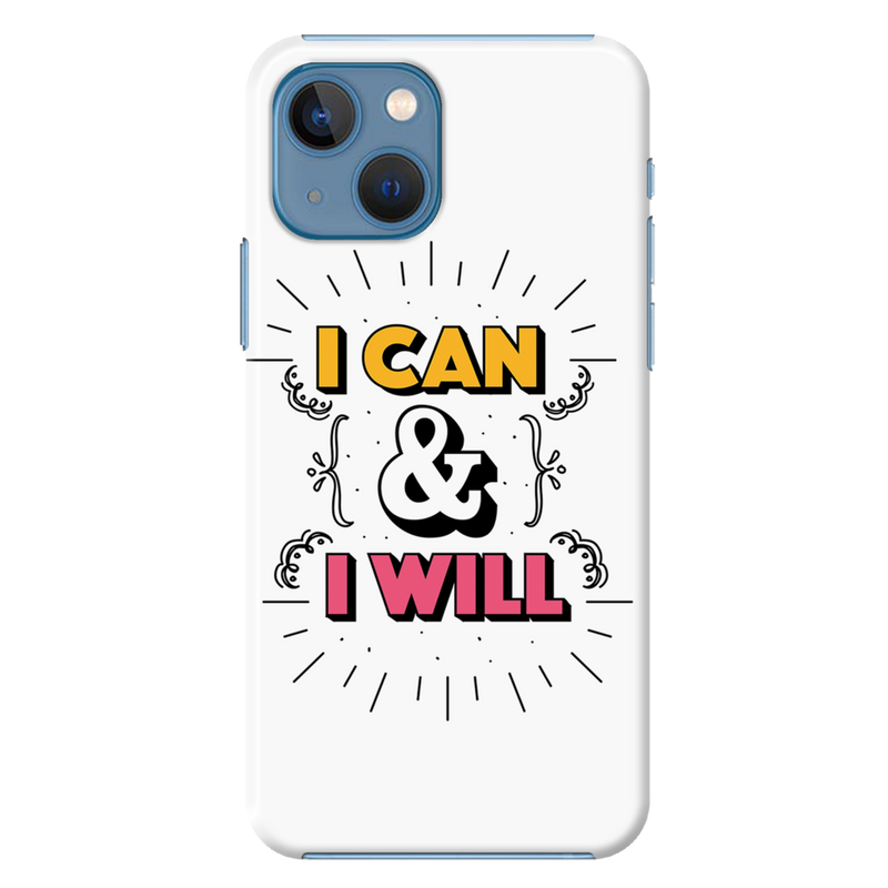 I can and I will Printed Slim Cases and Cover for iPhone 13 Mini