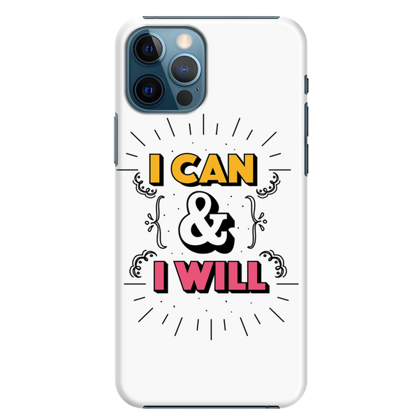 I can and I will Printed Slim Cases and Cover for iPhone 12 Pro