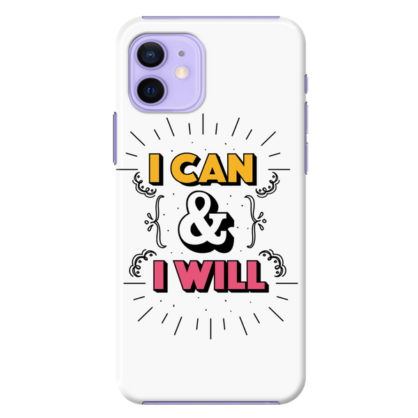 I can and I will Printed Slim Cases and Cover for iPhone 12
