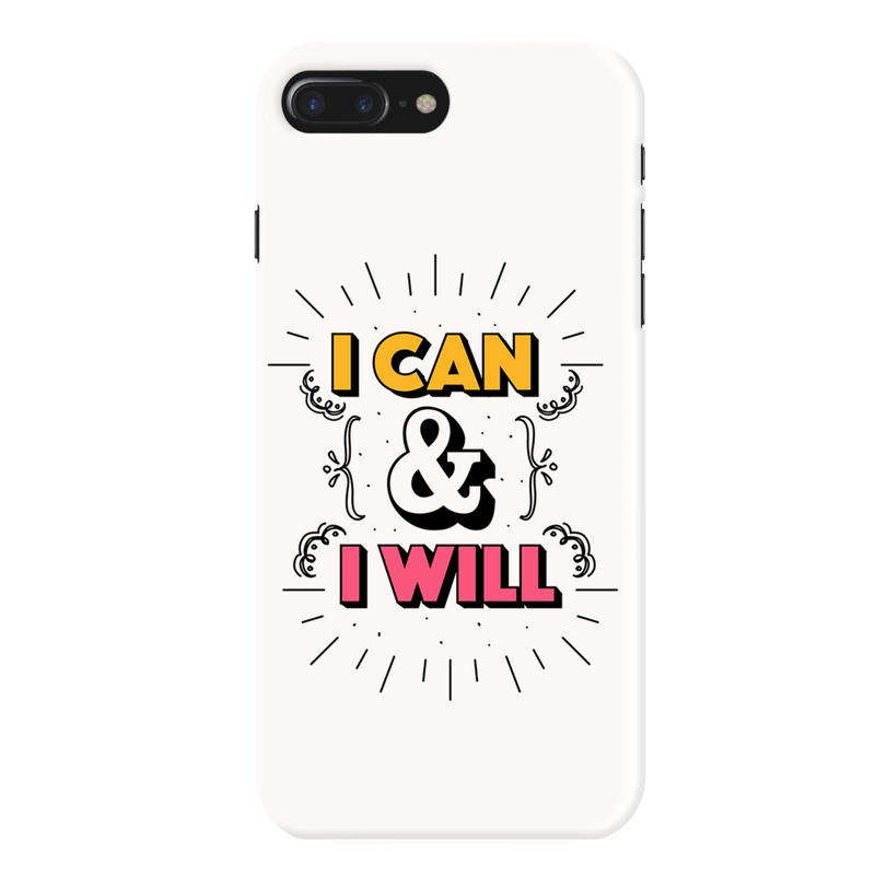 I can and I will Printed Slim Cases and Cover for iPhone 7 Plus