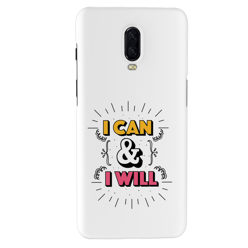 I can and I will Printed Slim Cases and Cover for OnePlus 6T