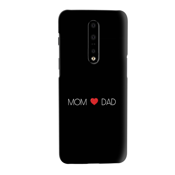 Mom and Dad Printed Slim Cases and Cover for OnePlus 7 Pro