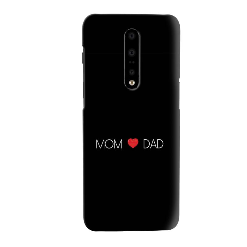 Mom and Dad Printed Slim Cases and Cover for OnePlus 7 Pro