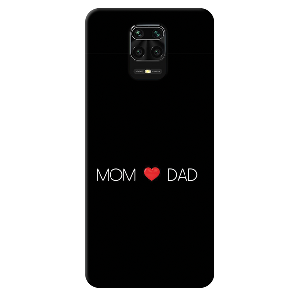 Mom and Dad Printed Slim Cases and Cover for Redmi Note 9 Pro Max