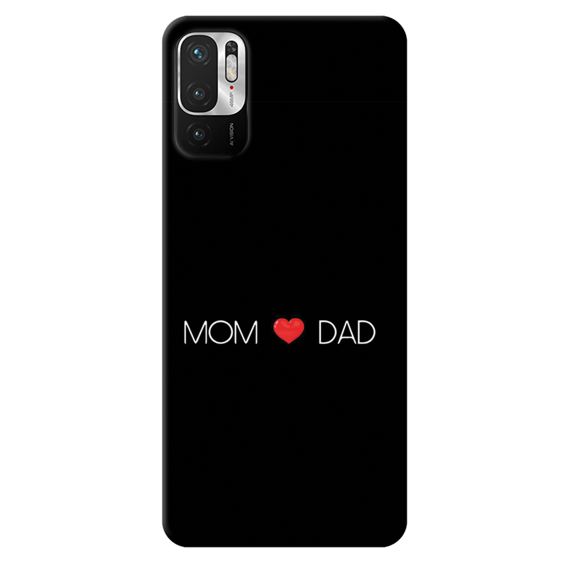 Mom and Dad Printed Slim Cases and Cover for Redmi Note 10T