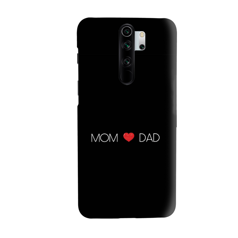 Mom and Dad Printed Slim Cases and Cover for Redmi Note 8 Pro