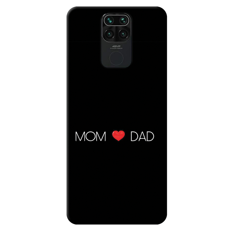 Mom and Dad Printed Slim Cases and Cover for Redmi Note 9