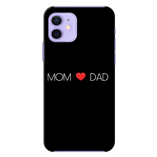 Mom and Dad Printed Slim Cases and Cover for iPhone 12 Mini