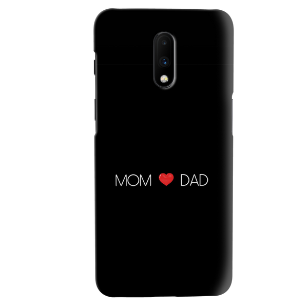 Mom and Dad Printed Slim Cases and Cover for OnePlus 7