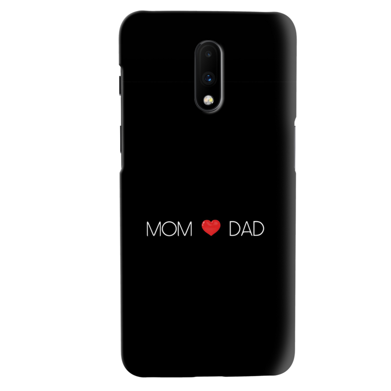 Mom and Dad Printed Slim Cases and Cover for OnePlus 7