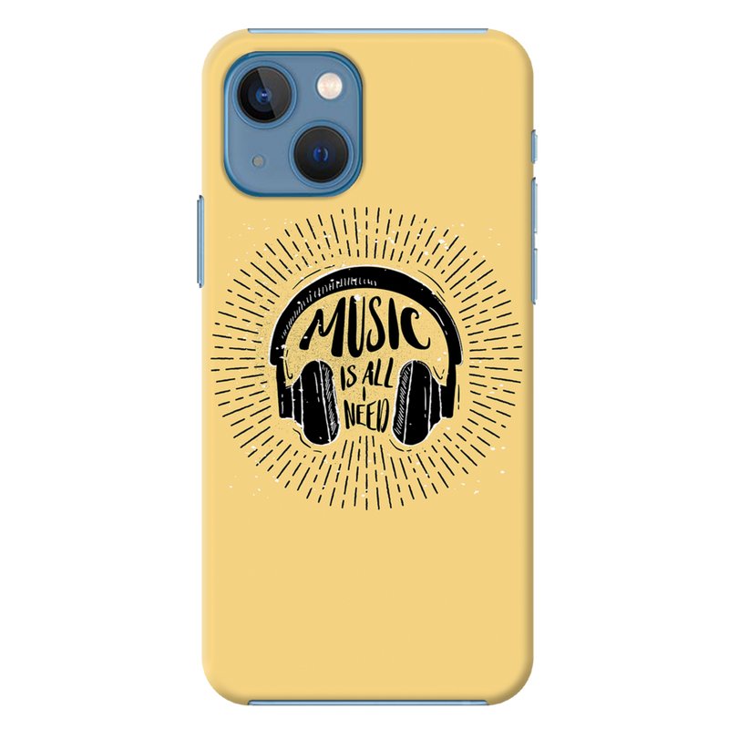 Music is all i need Printed Slim Cases and Cover for iPhone 13 Mini